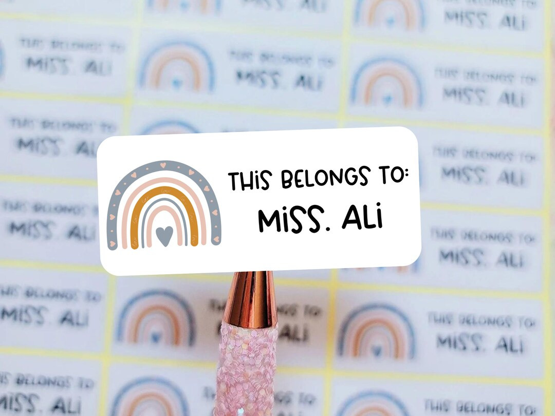 Teacher Book Labels | Teacher Supplies Labels | Teacher Gifts | Book Labels | Personalized Name L... | Etsy (US)