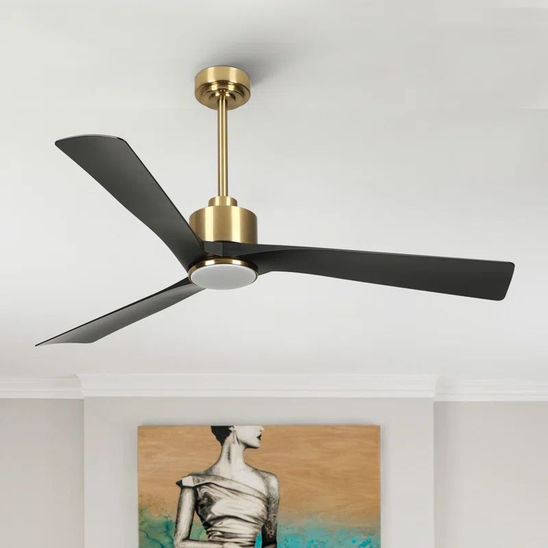 Jatavion 60'' Ceiling Fan With Led Lights and Remote | Wayfair North America