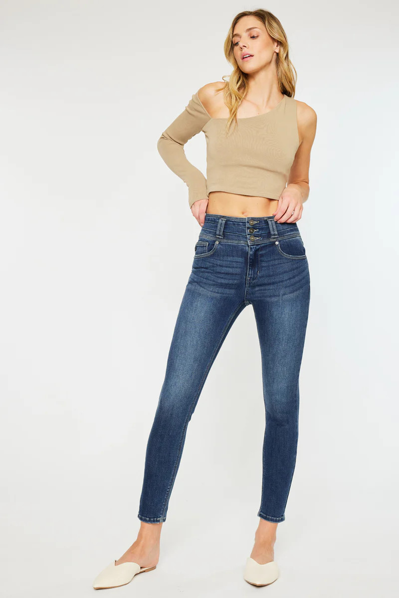 Alexandria High Rise Super Skinny Jeans | Kancan USA