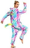 Fleece Onesie Pajamas for Women Adult Cartoon Animal Unicorn Christmas Halloween Cosplay Onepiece Co | Amazon (US)