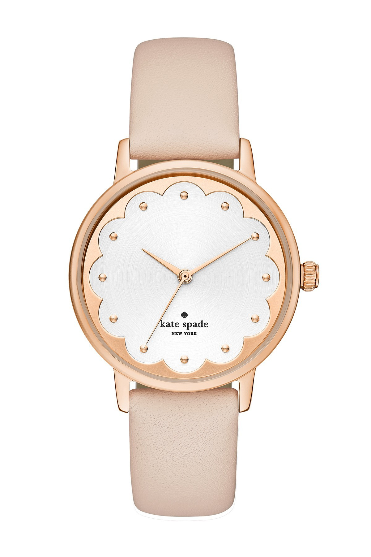 kate spade new york | women's metro pink leather strap watch, 34mm | Nordstrom Rack | Nordstrom Rack