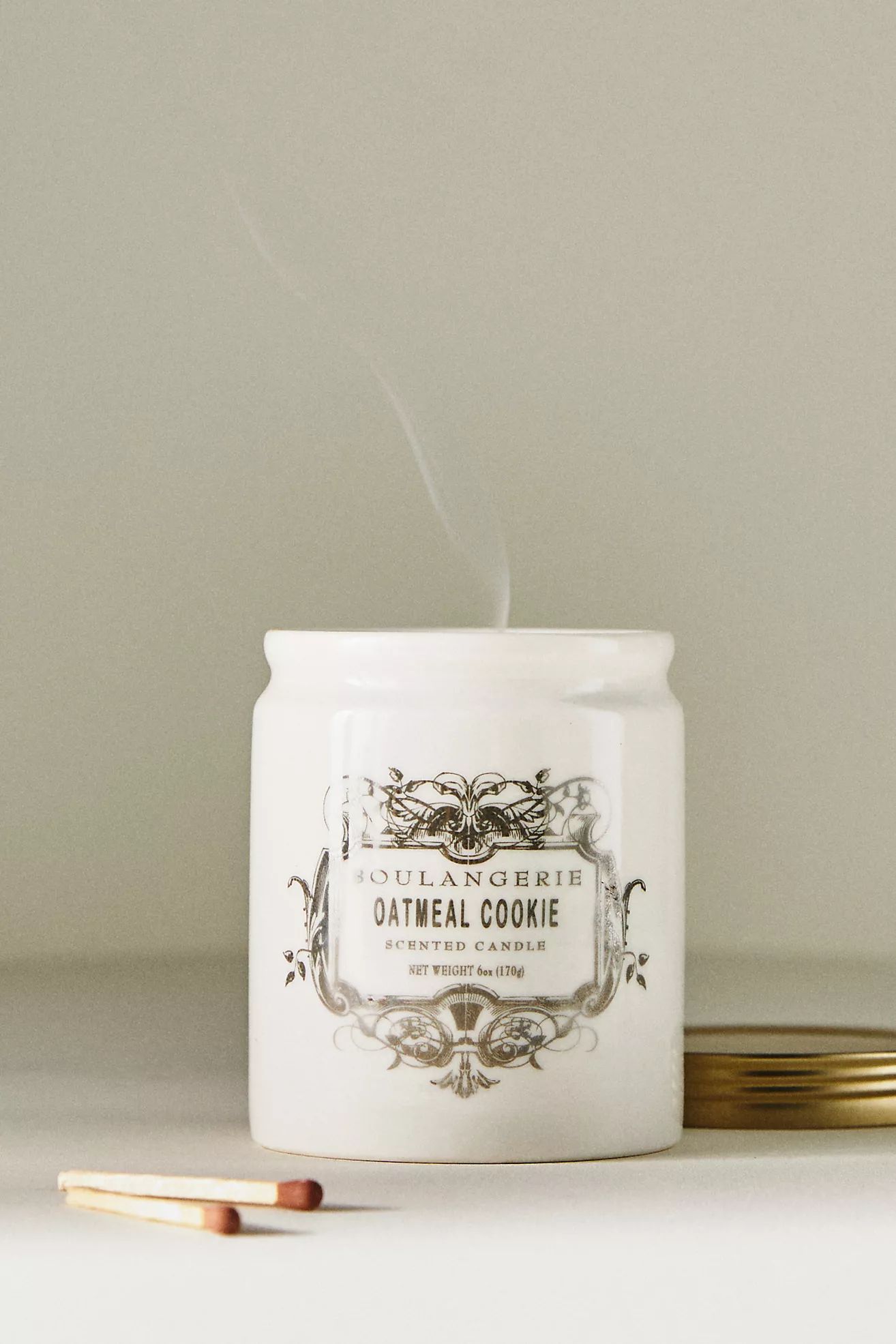 Boulangerie Oatmeal Cookie Jar Candle | Anthropologie (US)