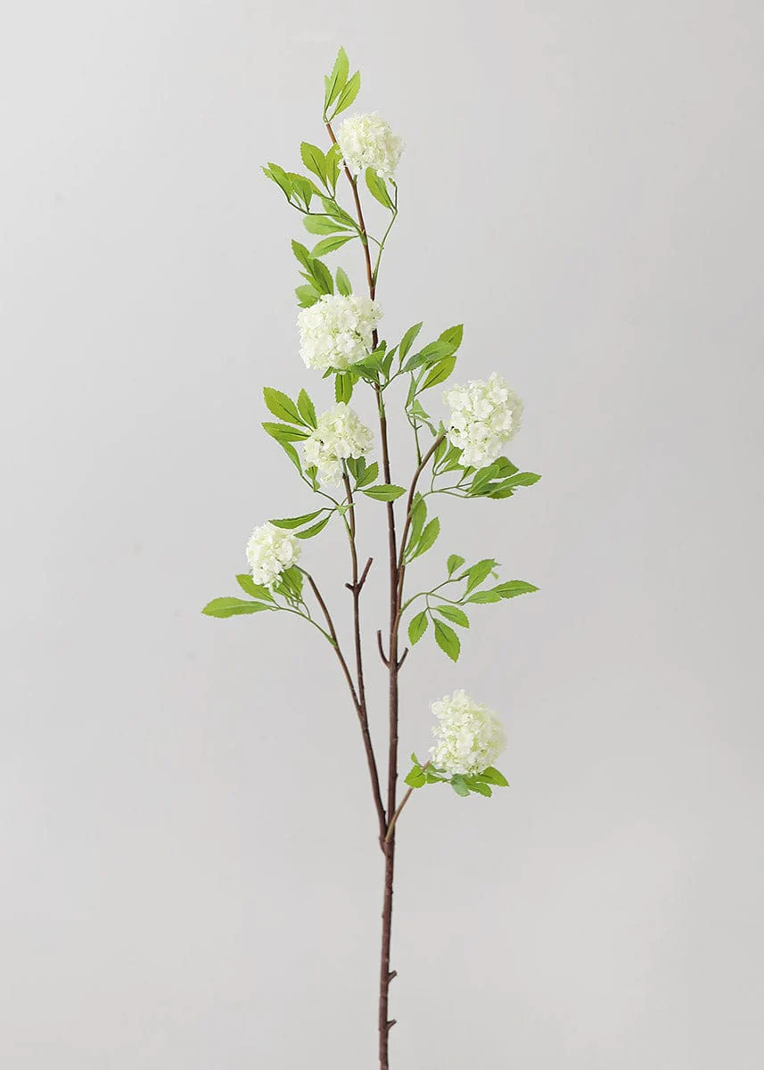 White Viburnum Wildflowers | Fake Spring Flower Branches | Afloral.com | Afloral