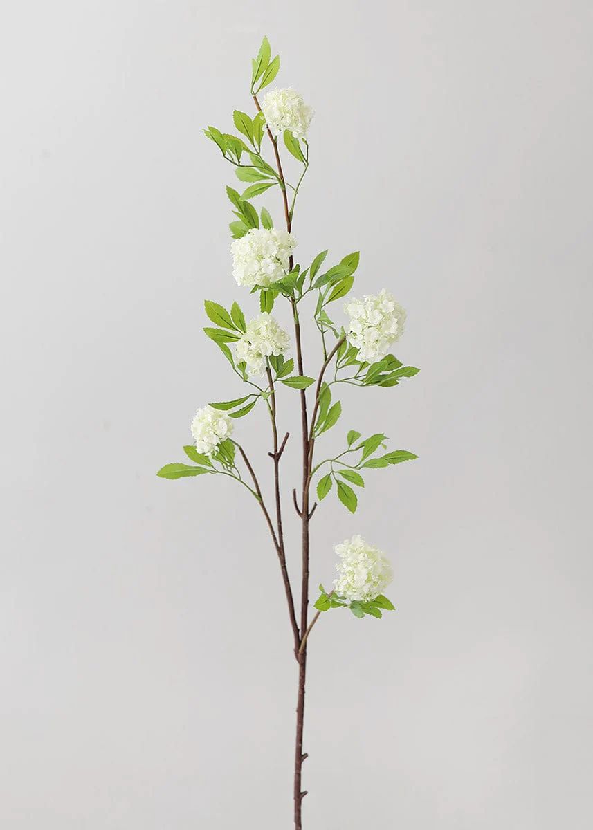 White Viburnum Wildflowers | Fake Spring Flower Branches | Afloral.com | Afloral