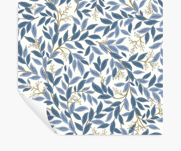 Blue & White Willowberry Peel & Stick Wallpaper | Rifle Paper Co. | Rifle Paper Co.