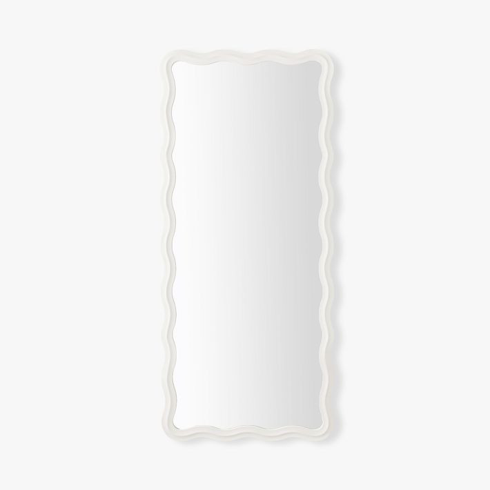 Floor-Length Scalloped Mirror | Pottery Barn Teen