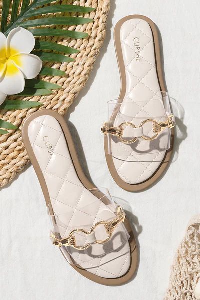 Luxe Ring Linked Slide Sandals | Cupshe