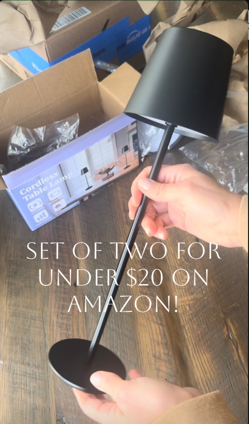 Outdoor rechargeable table lamps from Amazon

#LTKHome #LTKSeasonal