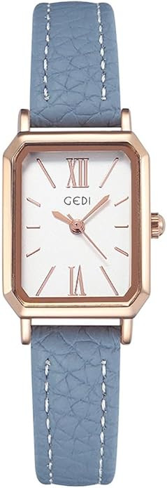 TOOCAT Women Wrist Watch Mini Ultra-Thin Elegant Simple Square Quartz Watches with Leather Strap ... | Amazon (US)