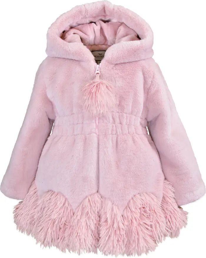 Kids' Hooded Faux Fur Coat | Nordstrom
