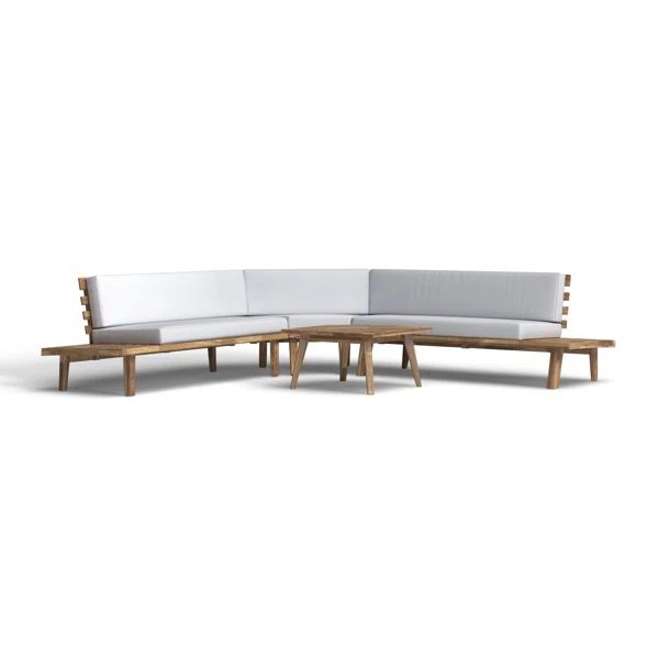 Boaz 4 - Person Outdoor Seating Group with Cushions | Wayfair North America