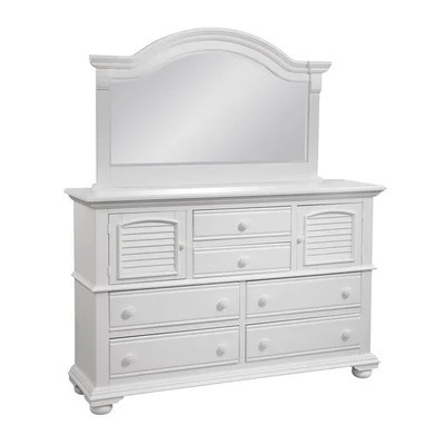 6 Drawer Combo Dresser with Mirror | Wayfair North America