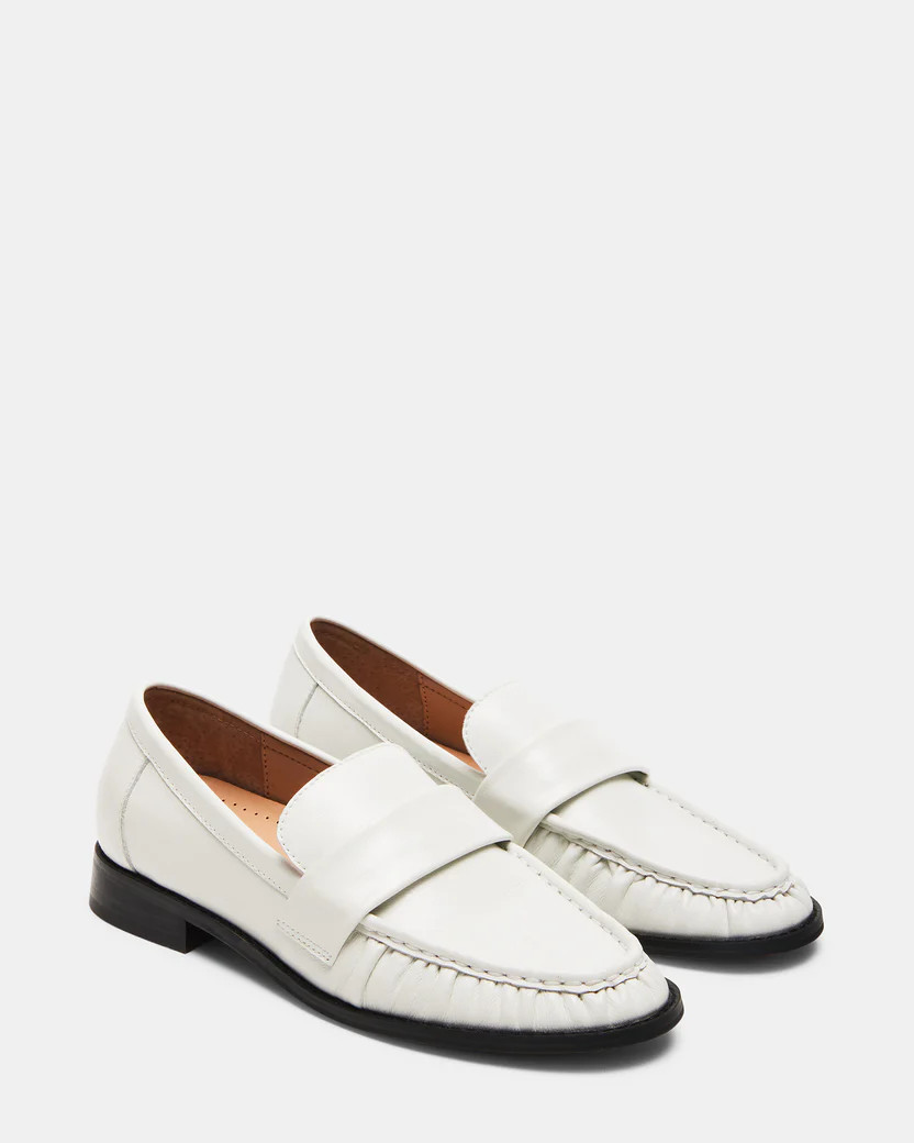 RIDLEY Ice Leather Tailored Loafer | Women's Loafers | Steve Madden (US)