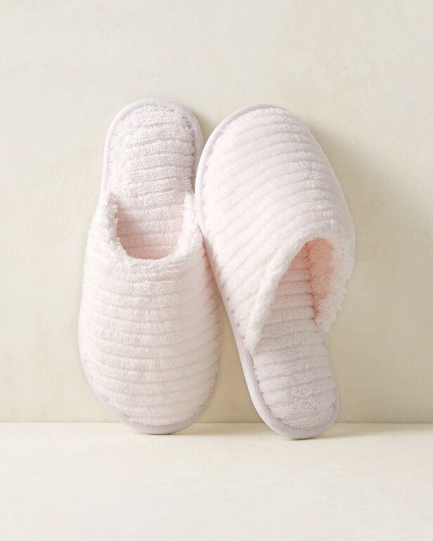 Organic Cotton Terry Ripple Slippers | Haven Well Within