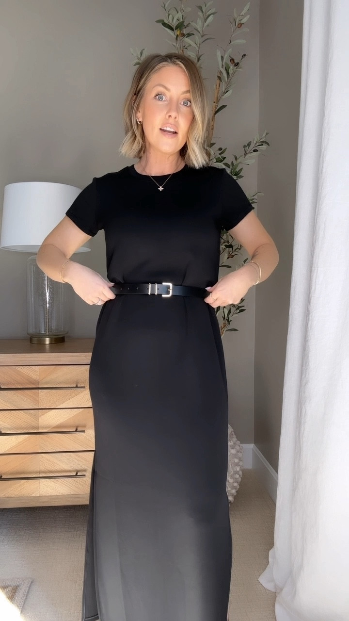 ALMOSTREADYXSPANX for 10% off @spanx 🖤 

Dress - XS
Pullovers - Small
Wide leg pants - XS Regular 

Travel outfit / dress / black dress / belted dress 

#LTKstyletip #LTKsalealert #LTKtravel