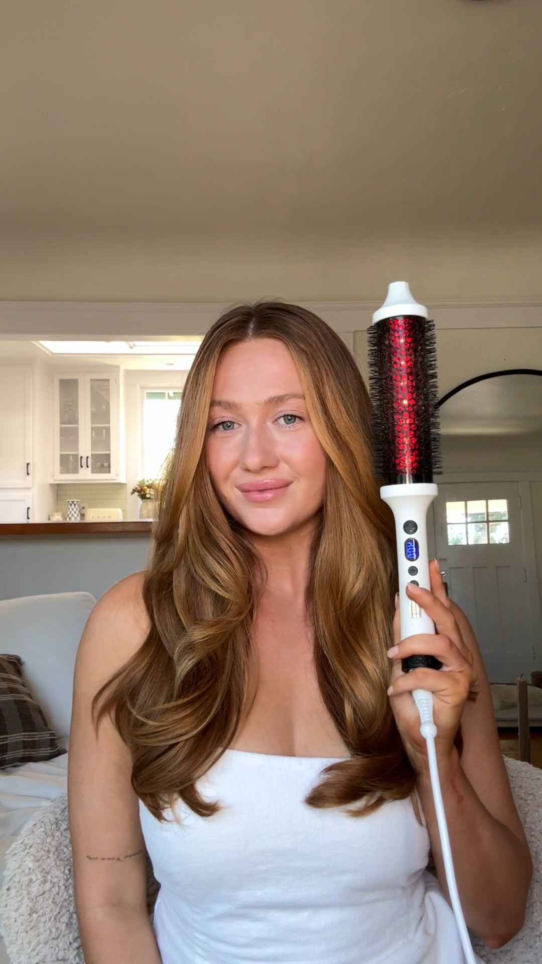 A littler thermal round brush tutorial using my current fave hot tool!! The Bondi Boost Thermal round brush (with the long barrel) 🫶🏼 

#LTKBeauty