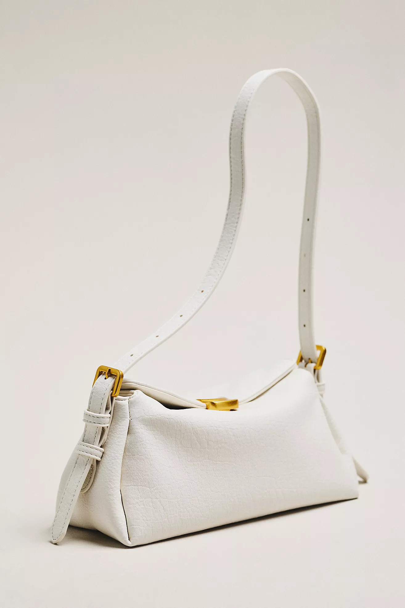 Slouchy Faux Leather Shoulder Bag | Anthropologie (US)