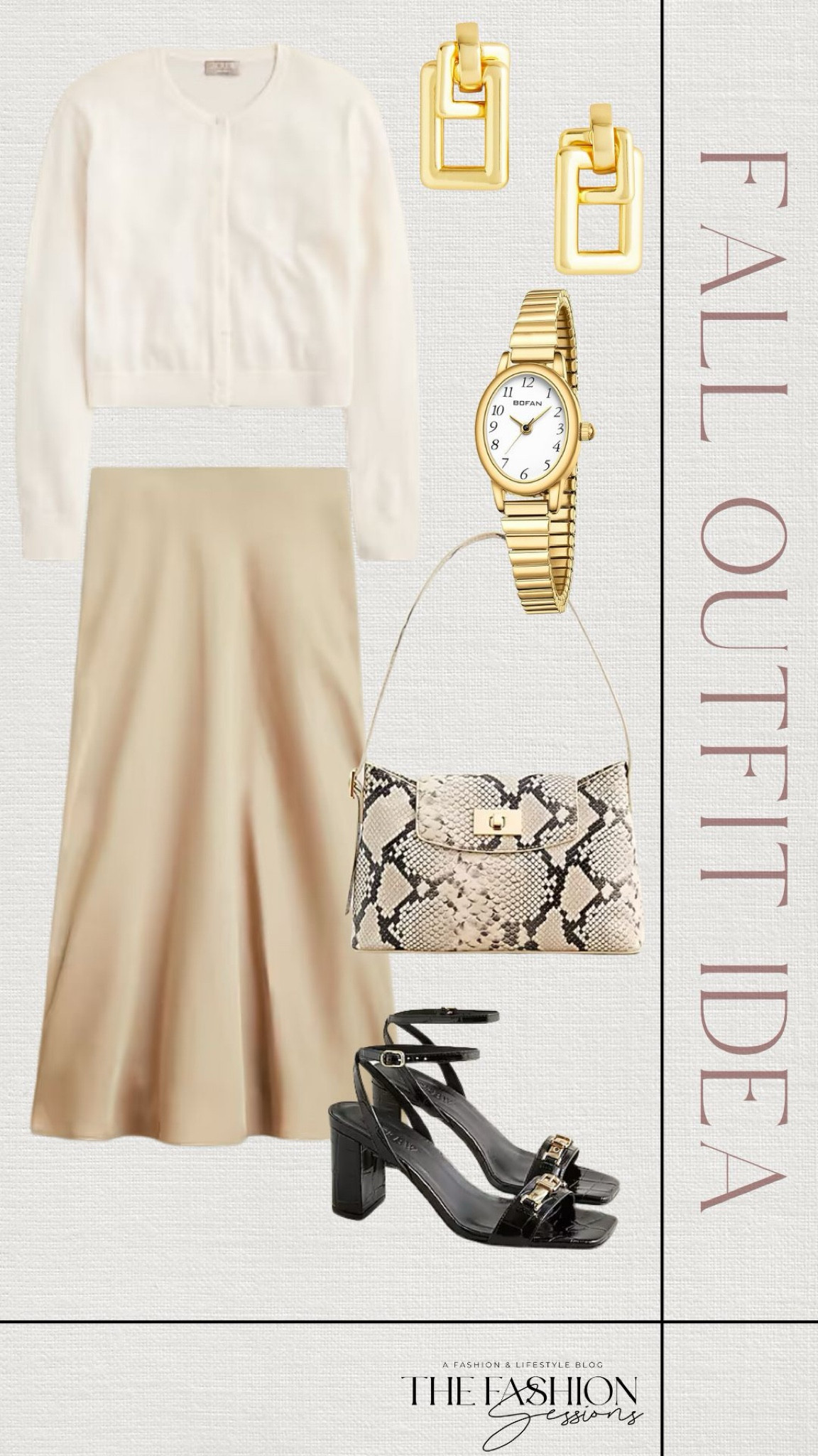 Fall outfit idea!!

Fall outfit inspo, fall skirt, sweater, snake skin, black shoes, fall bag, gold jewelry, gold watch, mom outfit 

#LTKStyleTip #LTKSeasonal