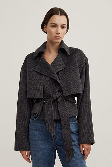 Cropped Trench | Witchery (AU)