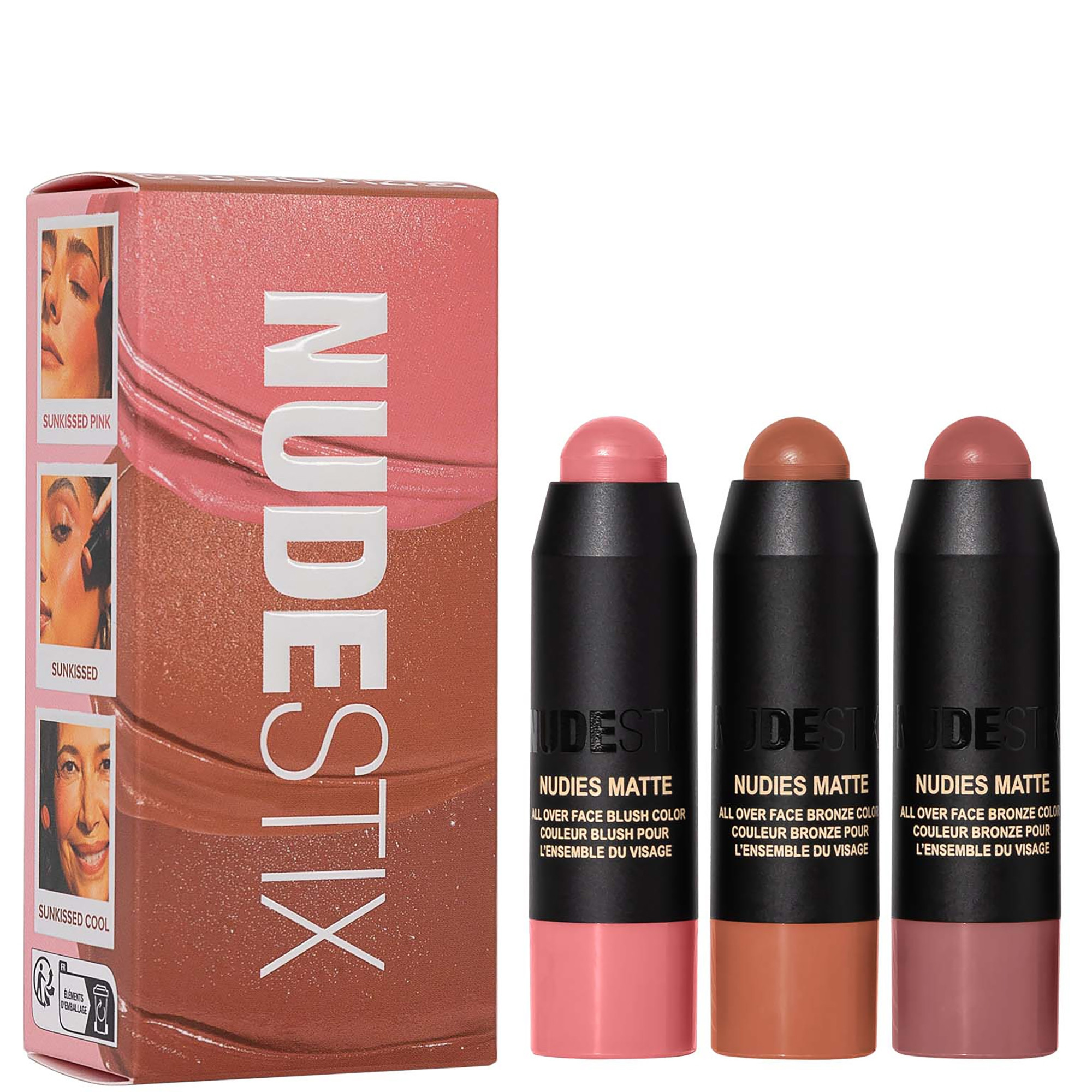 NUDESTIX Sunkissed Blush & Bronze 3-Piece Mini Nudie Kit | Cult Beauty