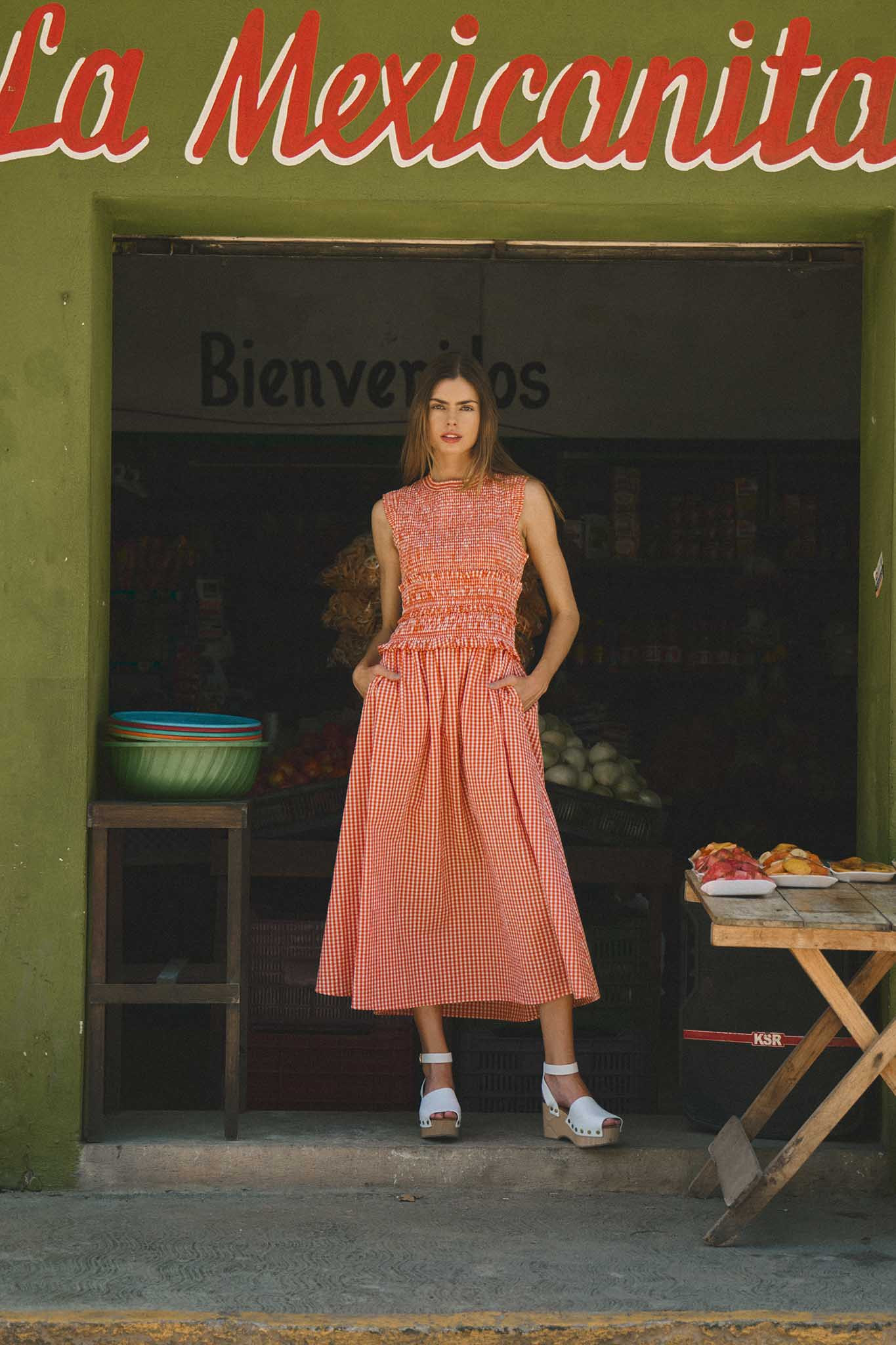 Louise Dress | Gingham Dress | Hunter Bell | Hunter Bell