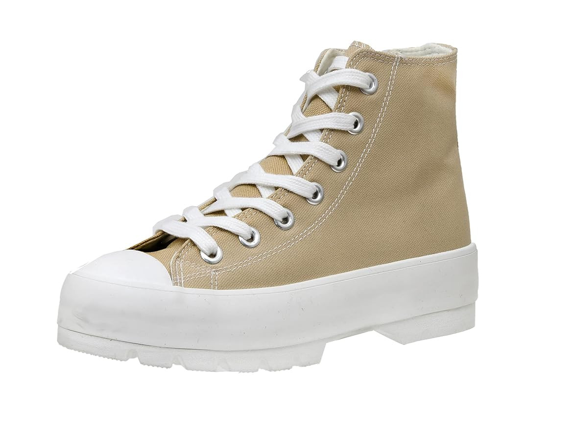 CUSHIONAIRE Women's Vespa high top Canvas Sneaker +Memory Foam and Side Zipper | Amazon (US)