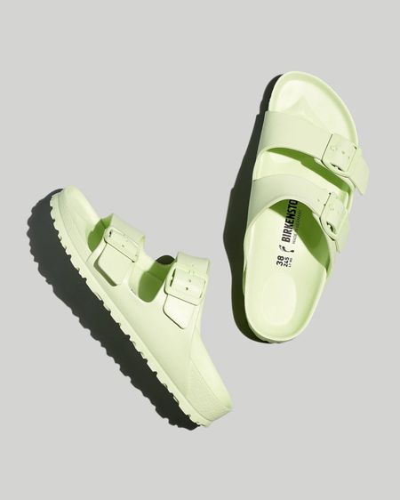 Birkenstock beach sandals 
Footwear 

#LTKxMadewell #LTKswim #LTKfindsunder50