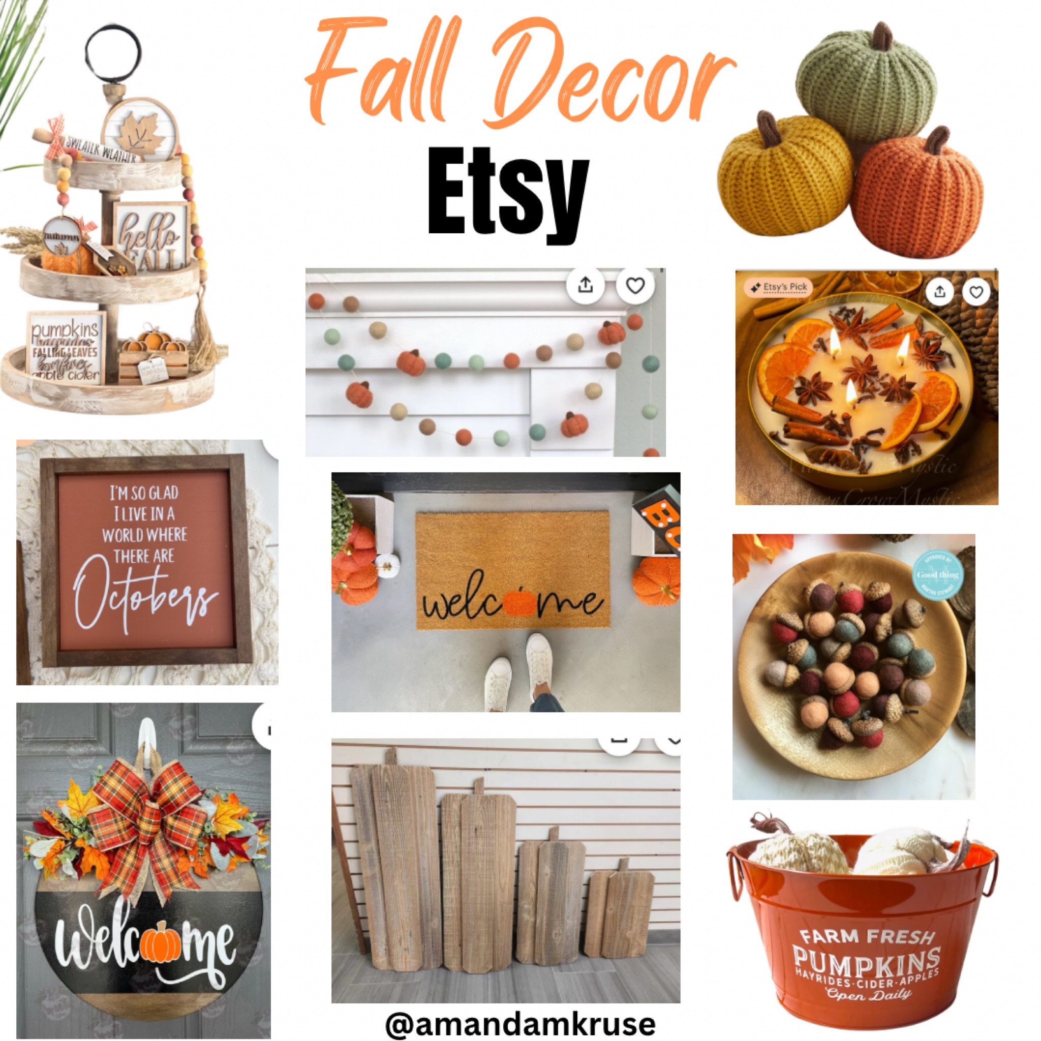 Fall decor from Etsy! 

#LTKFindsUnder100 #LTKHome #LTKSeasonal