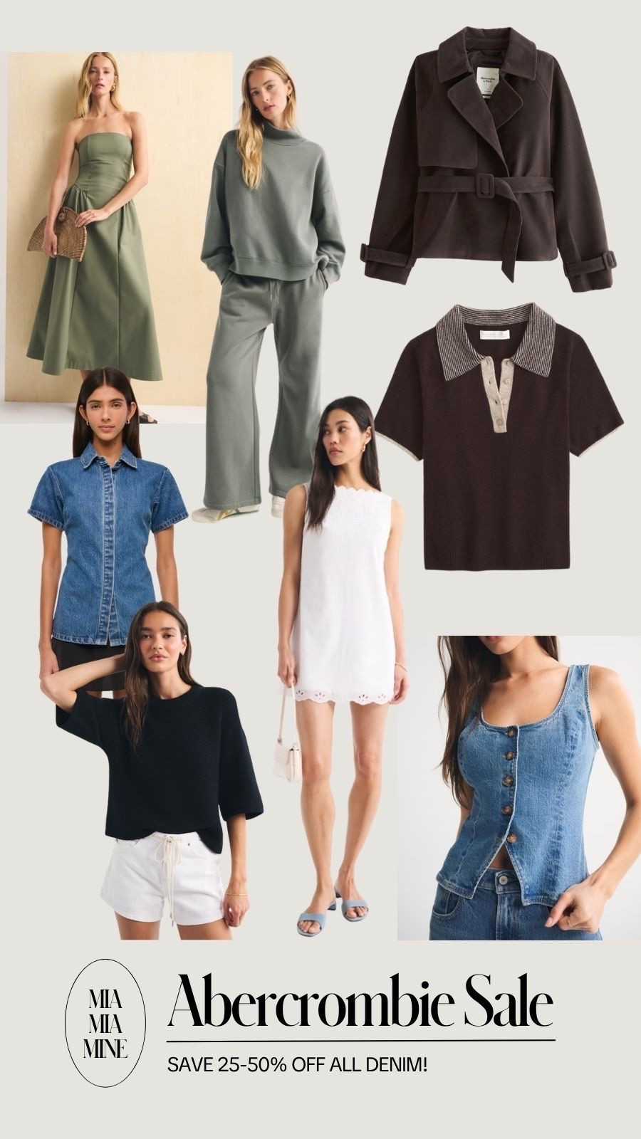 Abercrombie summer outfits on sale! Save 20% off summer dresses, fall jackets and denim

#LTKSaleAlert #LTKOver40 #LTKPetite