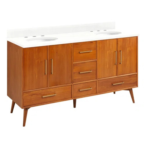 Signature Hardware 48" Novak Single Bathroom Vanity Set with Oval Undermount Sink | Wayfair | Wayfair North America