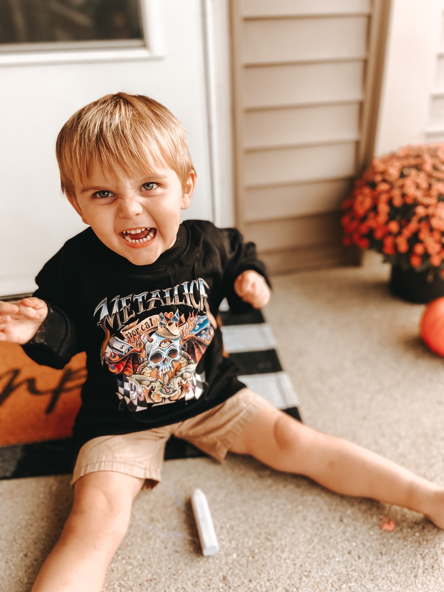 Metallica Kids Graphic Sweater from H&M. Cozy, yet light weight

#LTKSeasonal #LTKHalloween #LTKkids