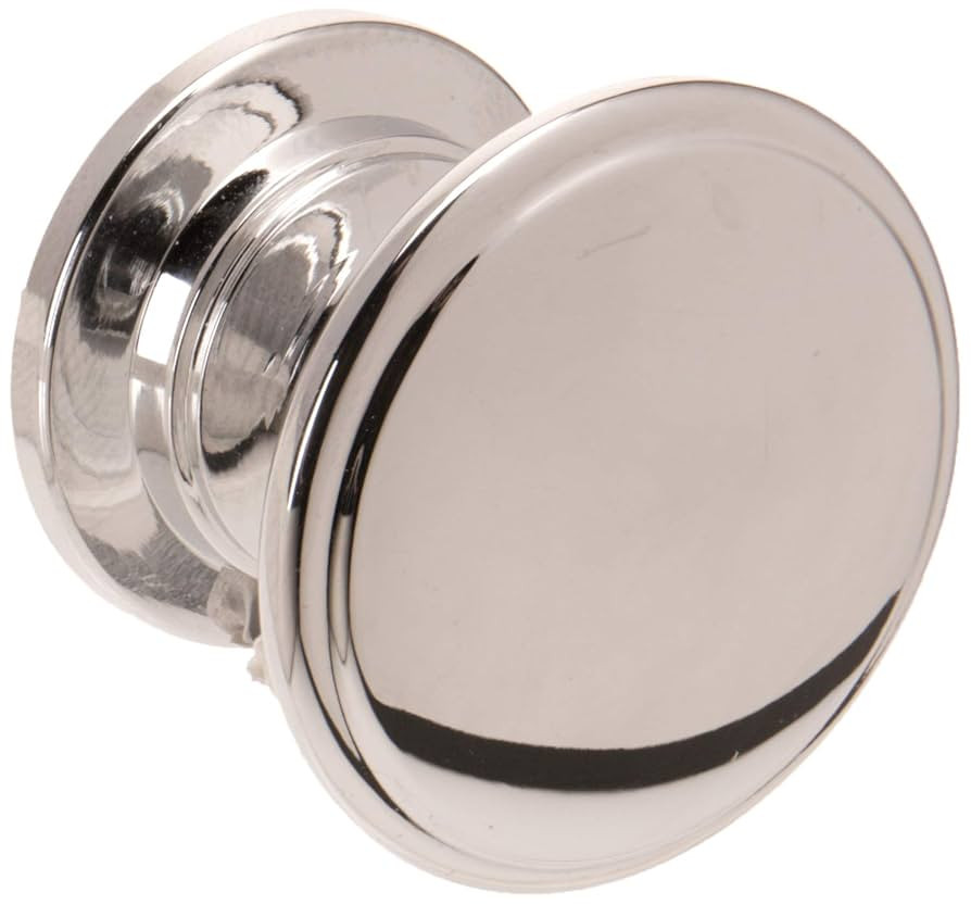 Amerock | Cabinet Knob | Polished Chrome | 1-1/4 inch (32 mm) Diameter | Ravino | 1 Pack | Drawer... | Amazon (US)