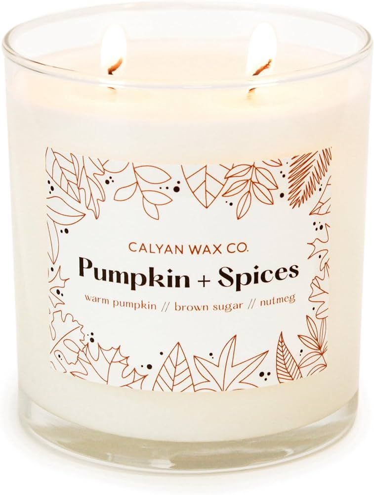 Pumpkin Spice Scented Holiday Candle, Soy Wax Candles for The Home Scented with Phthalate Free Oi... | Amazon (US)