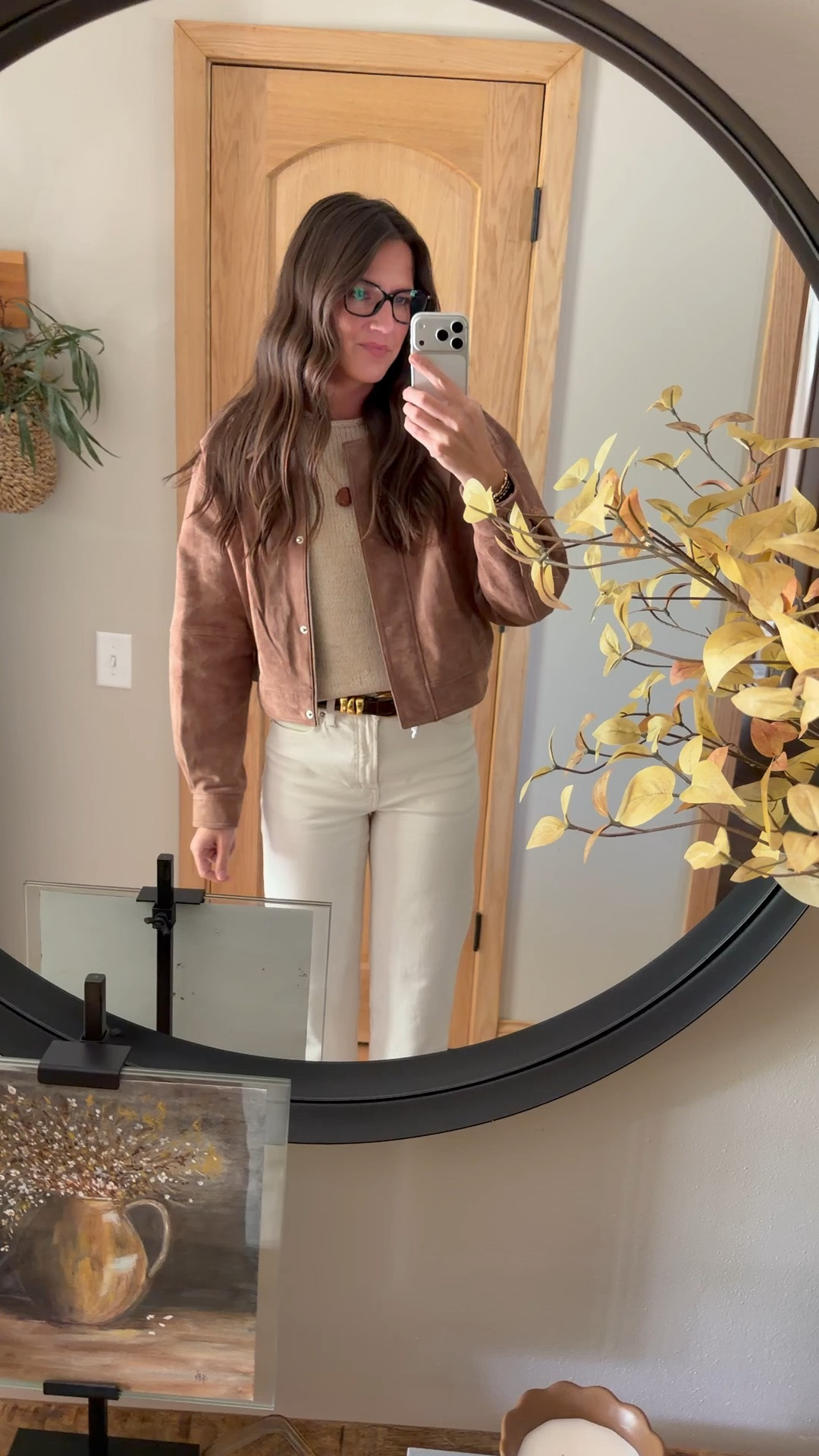 This Walmart jacket is SO good. Wearing a medium.