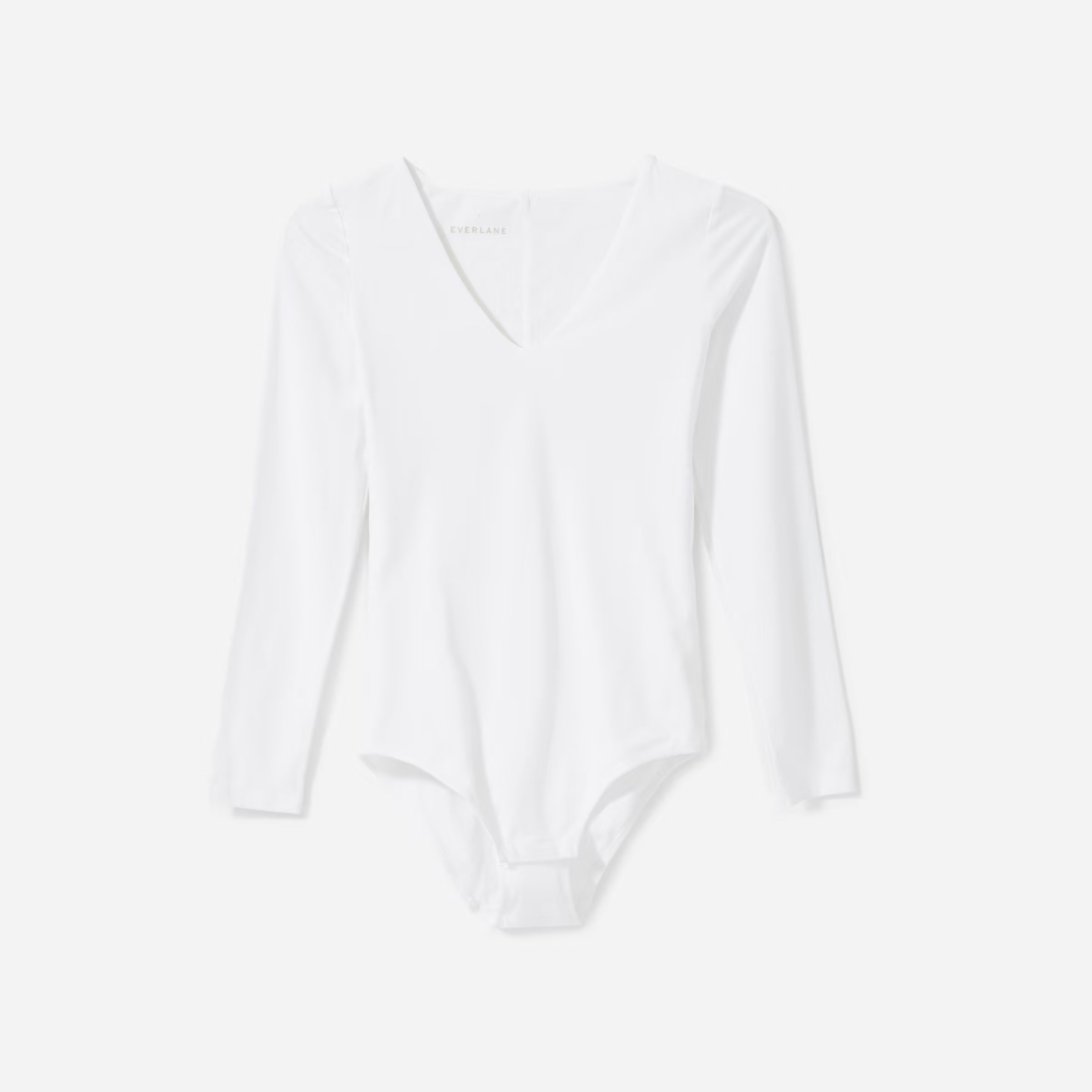 The Long-Sleeve V-Neck Bodysuit | Everlane