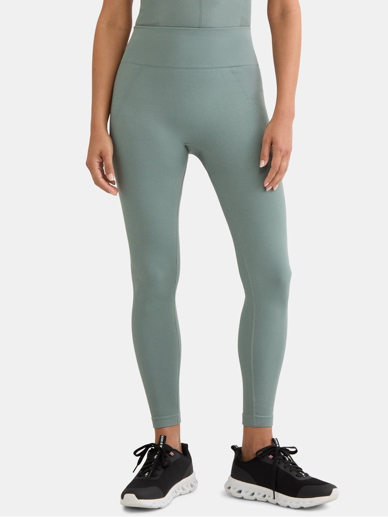 Avia Women's Seamless Mini Rib Legging, Sizes XS-XXXL | Walmart (US)