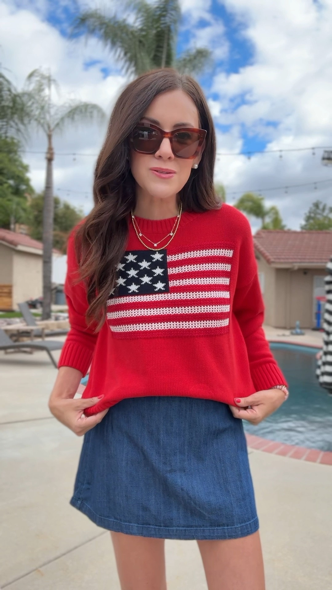50% OFF OLD NAVY❤️
Medium flag sweater
Xs denim skort—RESTOCKED!!

#LTKootd #LTKSaleAlert #LTKSeasonal