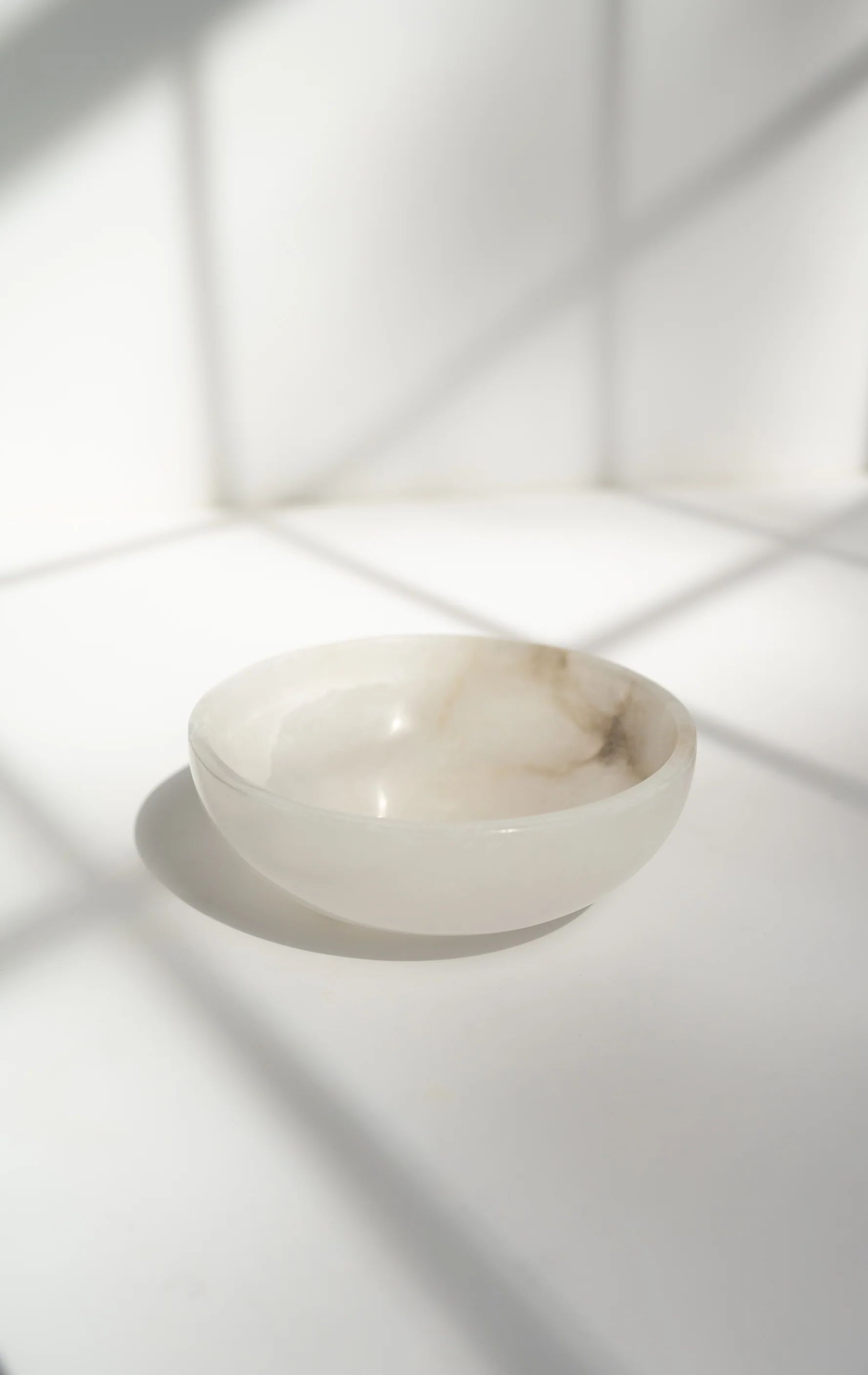 White Alabaster Bowl | Sweenshots Studios