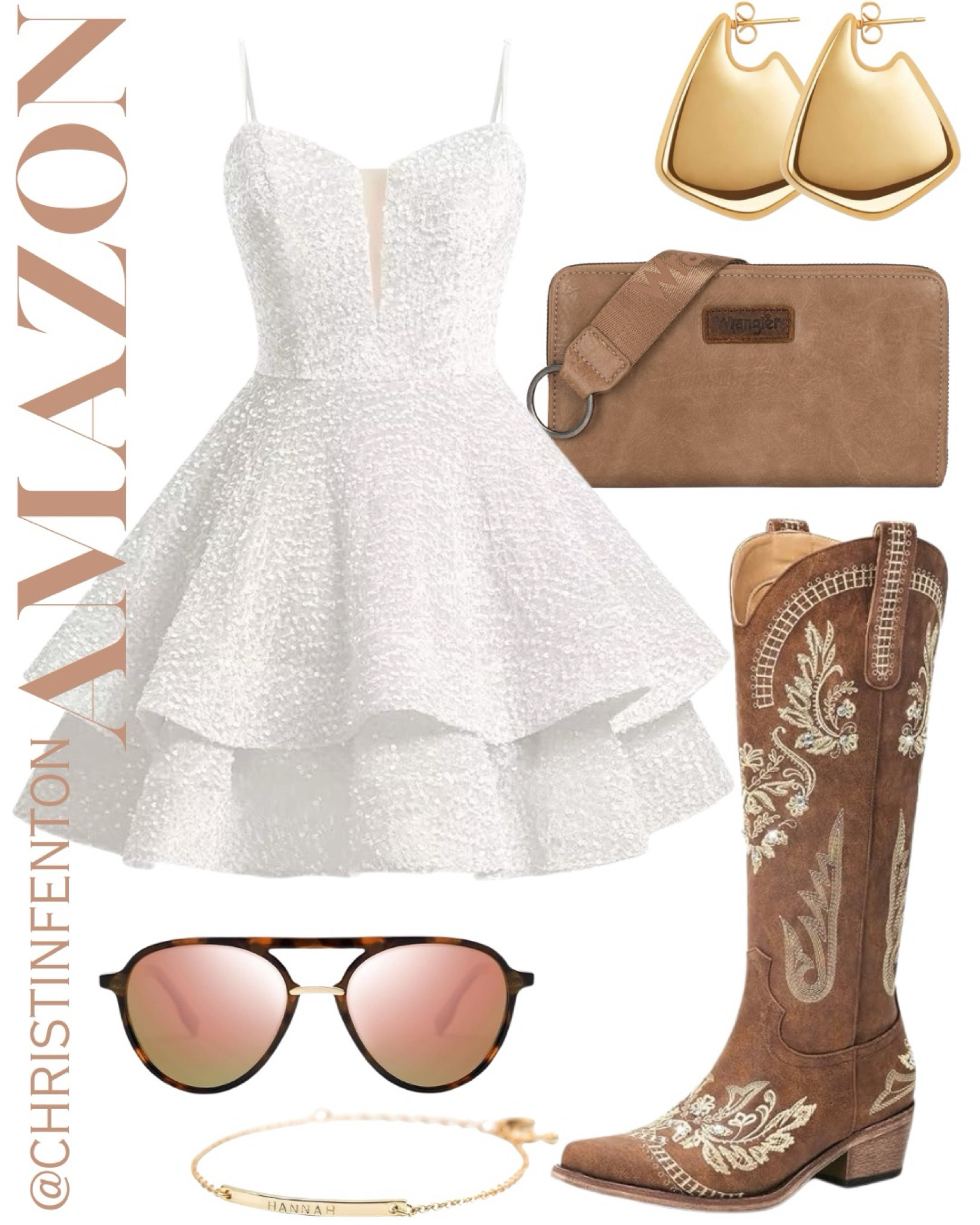 Amazon Favorite Fashion 🎀 summer dresses, summer shorts, crop tops, jean shorts, jewerly and handbags @shop.ltk #liketkit #founditonamazon 🥰 Thank you for shoe shopping with me! 🤍 XO Christin 

#LTKItBag #LTKShoeCrush #LTKParties