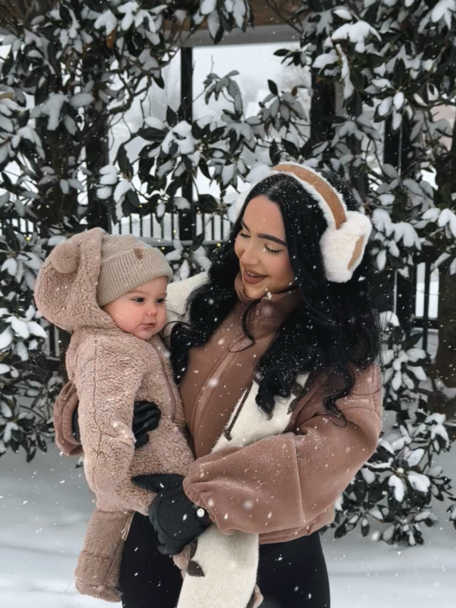 Baby’s first snow! Was so pretty & he loved it! 

#LTKfamily #LTKstyletip #LTKbaby