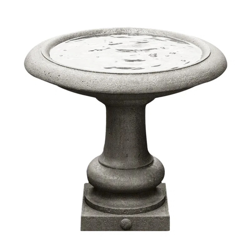 Connerton Concrete Pedestal Birdbath | Wayfair North America