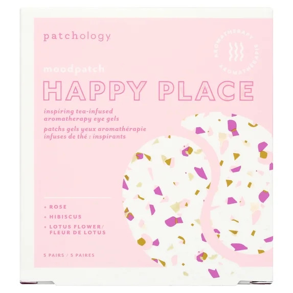 Patchology Moodpatch Happy Place Under Eye Masks for Puffiness and Wrinkles, 5 Pack | Walmart (US)