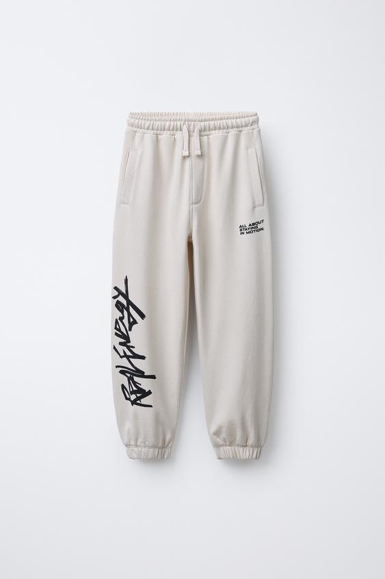 GRAFFITI PRINT JOGGER PANTS | Zara US