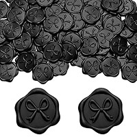 100 Pcs Bow Wax Seal Stickers Wedding Invitation Envelope Seal Stickers, 3D Self Adhesive Stamp D... | Amazon (US)