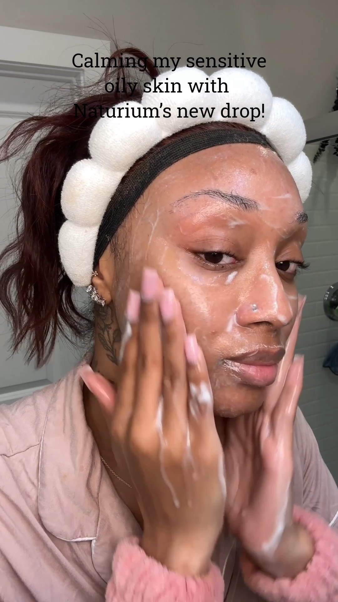 #ad @naturium has us sensitive, oily skin girlies covered 🫧🧖🏽‍♀️

#NaturiumPartner #Naturium #NaturiumSkincare #TargetPartner #target @naturium @Target 

#LTKBeauty #LTKselfcare #LTKmorningroutine