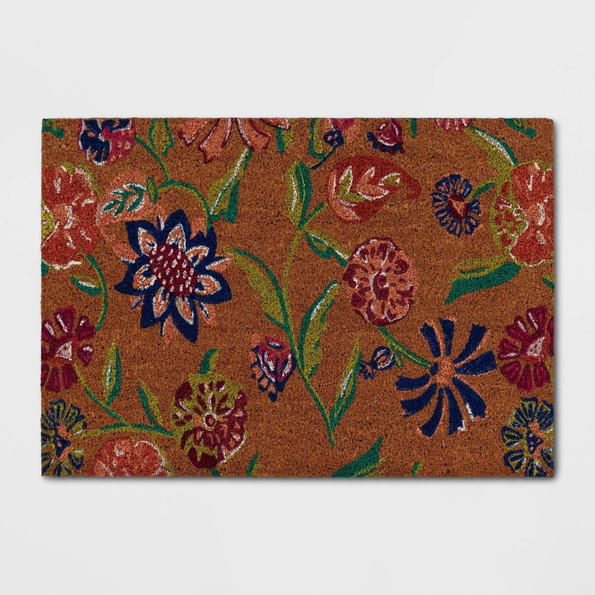 1'6"x2'6" Floral Doormat - Threshold™ | Target