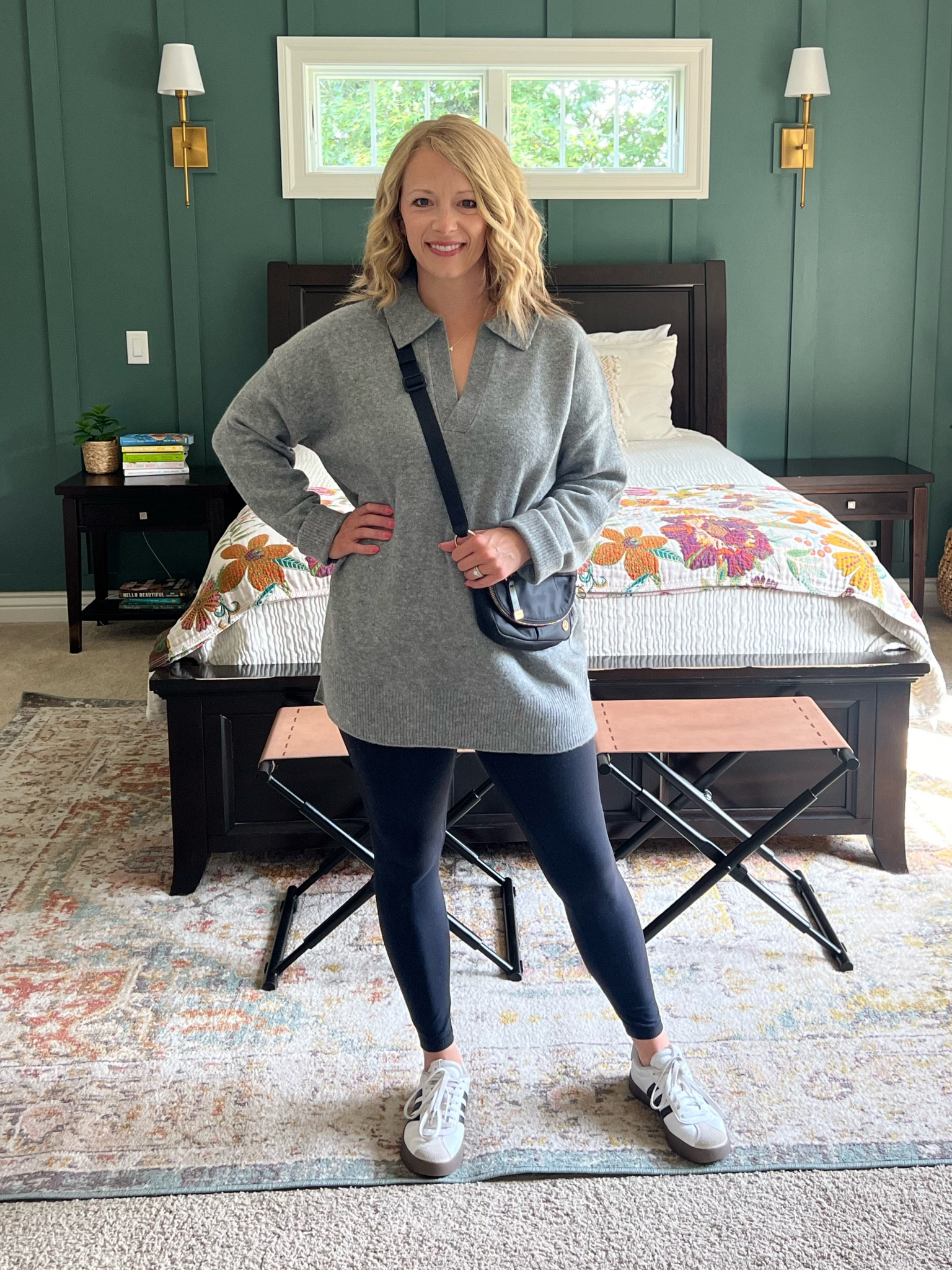 I love this oversized polo sweater! I sized up 2 to a large and it’s perfect!!  

#LTKSeasonal #LTKWorkwear #LTKStyleTip