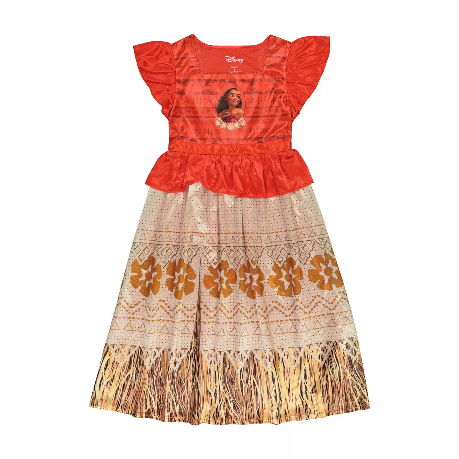 Disney Princess Moana Girls 4-8 Ocean Princess Fantasy Nightgown, Girl's, Size: 6, Multi | Kohl's