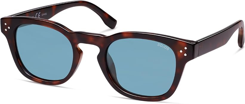 SOJOS Retro Vintage Polarized Sunglasses Womens Mens, 70s 80s Square Panto Style UV400 Shades SJ2... | Amazon (US)
