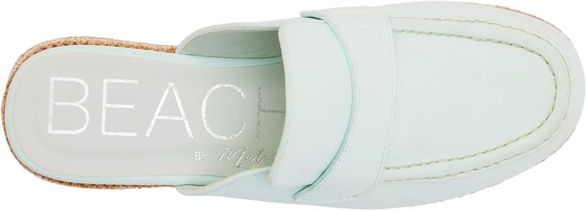 BEACH by Matisse Womens Wren Platform Mules Casual - Blue, Brown | Amazon (US)